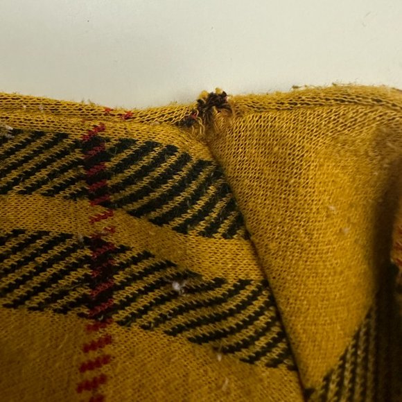 Simons Twik Black and Yellow Plaid Blouse - Picture 9 of 9